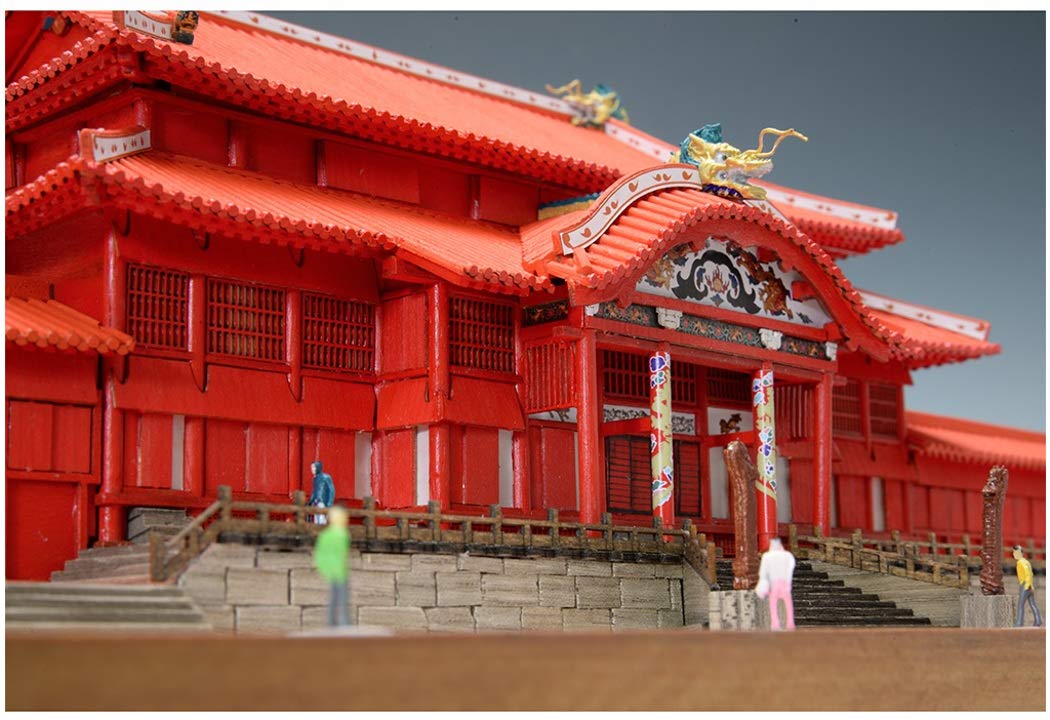 1/150 Shurijo Castle Wooden Model Assembly Kit