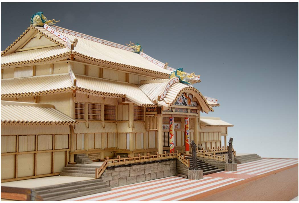 1/150 Shurijo Castle Wooden Model Assembly Kit