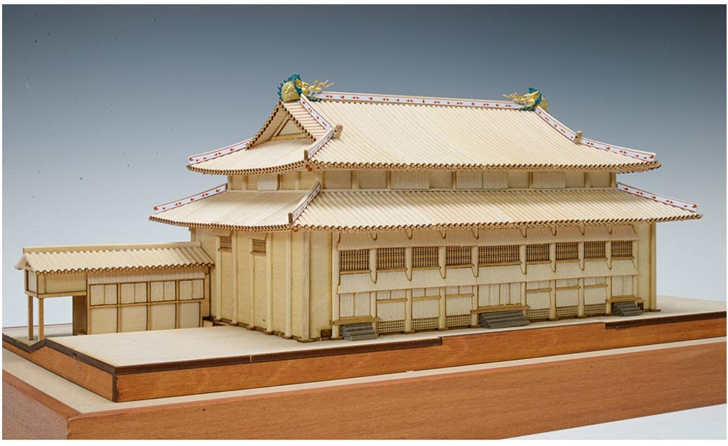 1/150 Shurijo Castle Wooden Model Assembly Kit