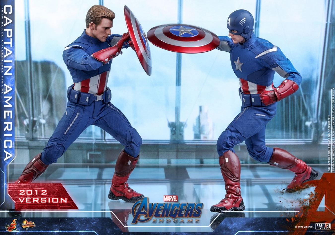 Avengers: EndGame Captain America (2012 Version) 1/6TH Scale Collectible Figure