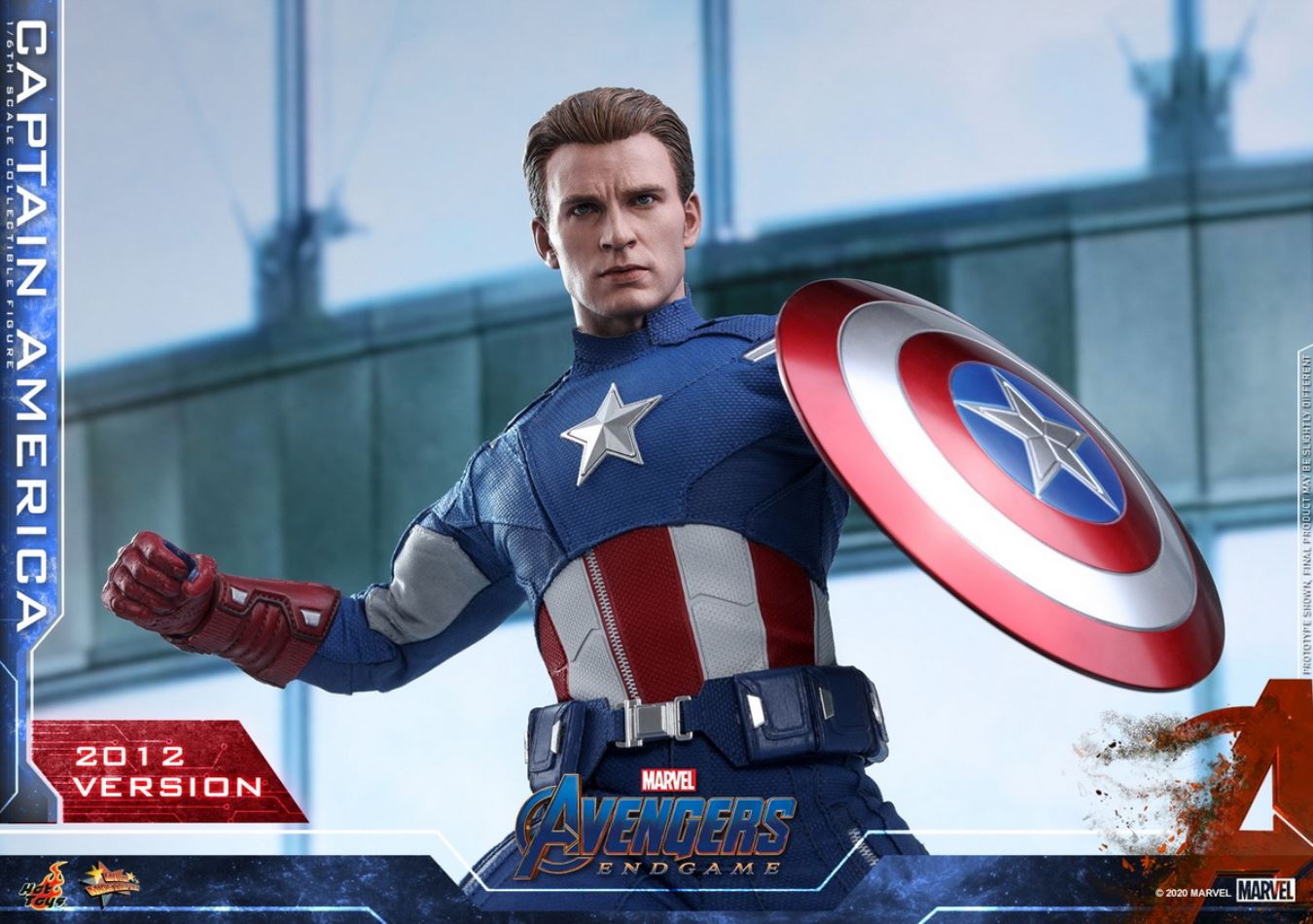 Avengers: EndGame Captain America (2012 Version) 1/6TH Scale Collectible Figure