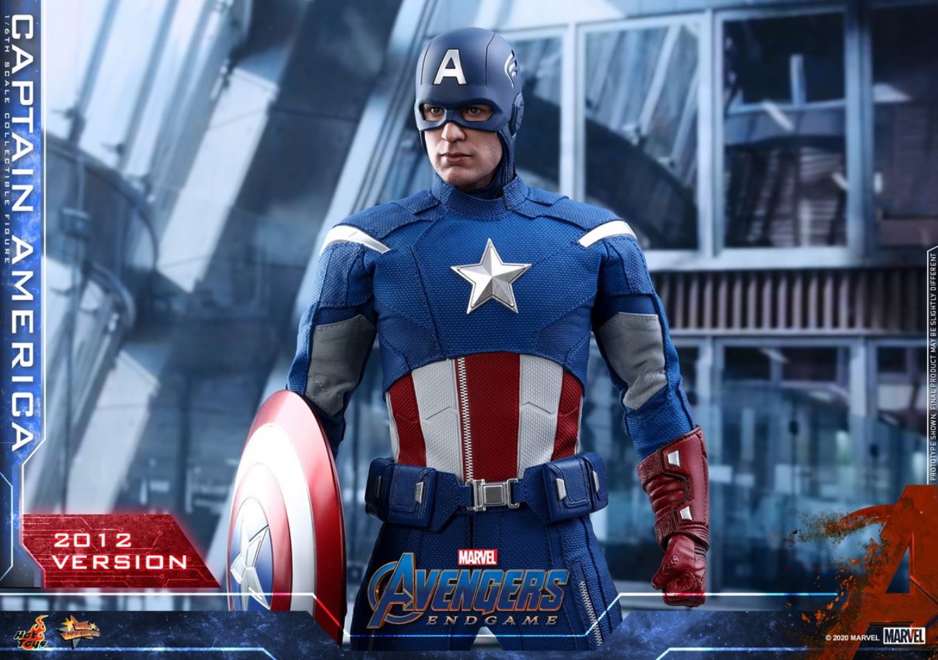 Avengers: EndGame Captain America (2012 Version) 1/6TH Scale Collectible Figure