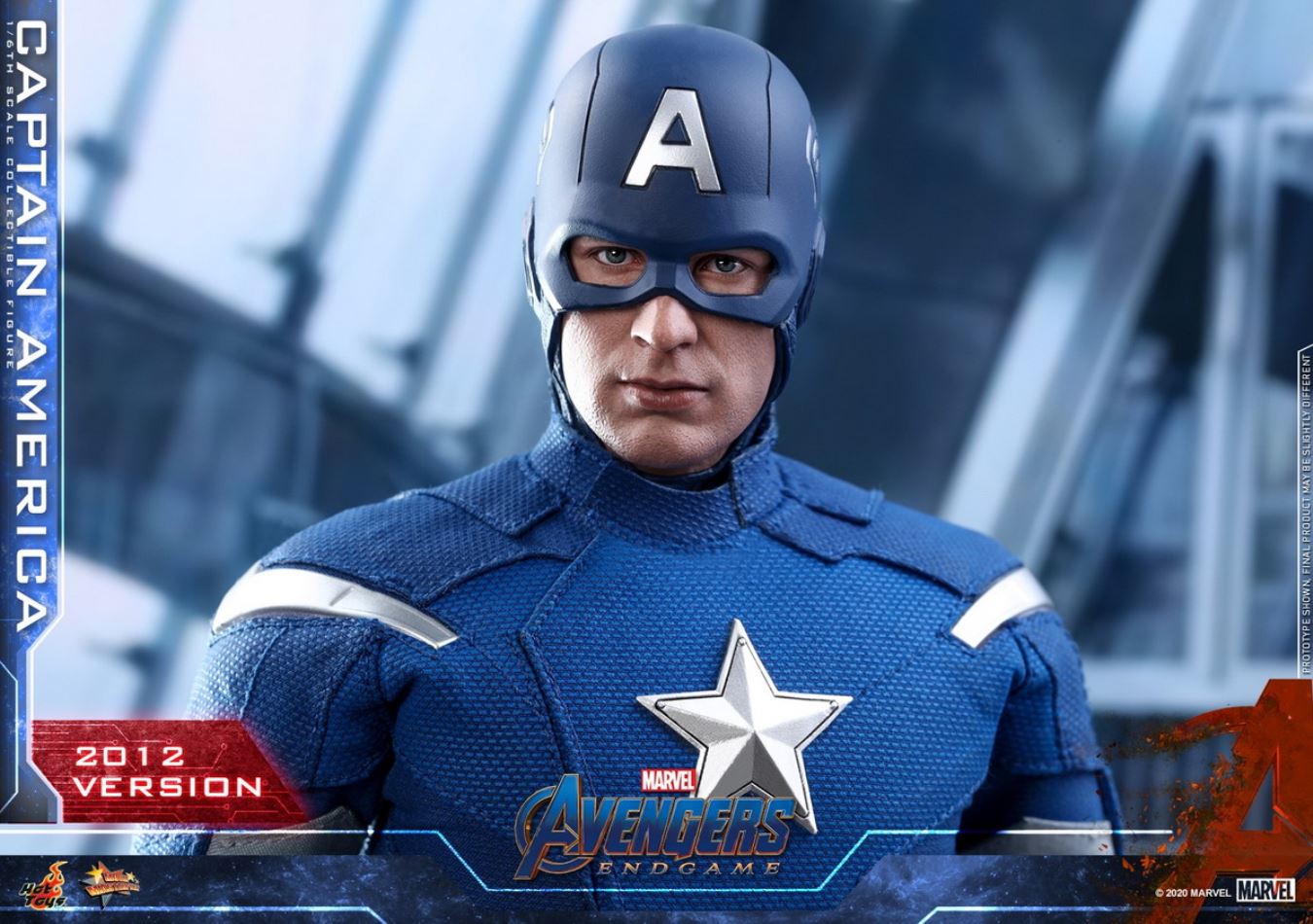 Avengers: EndGame Captain America (2012 Version) 1/6TH Scale Collectible Figure