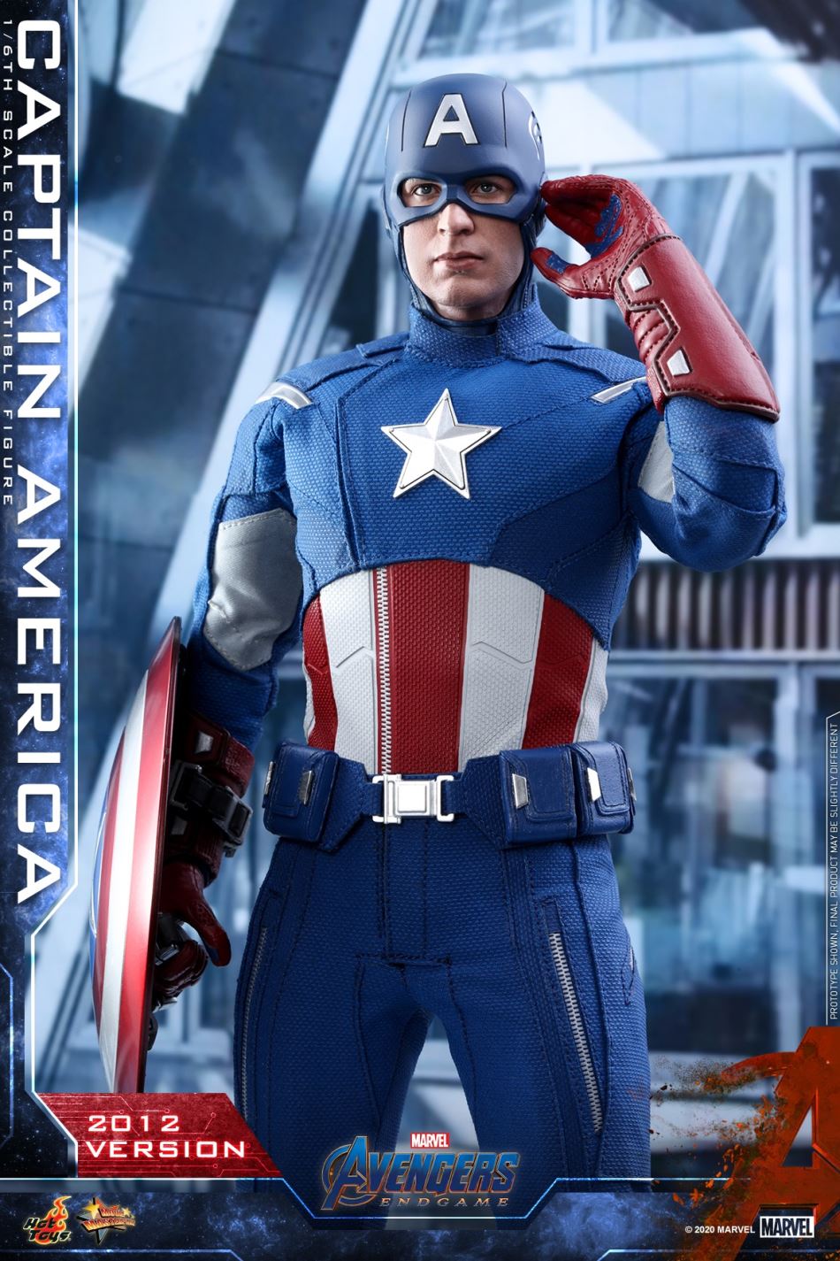 Avengers: EndGame Captain America (2012 Version) 1/6TH Scale Collectible Figure