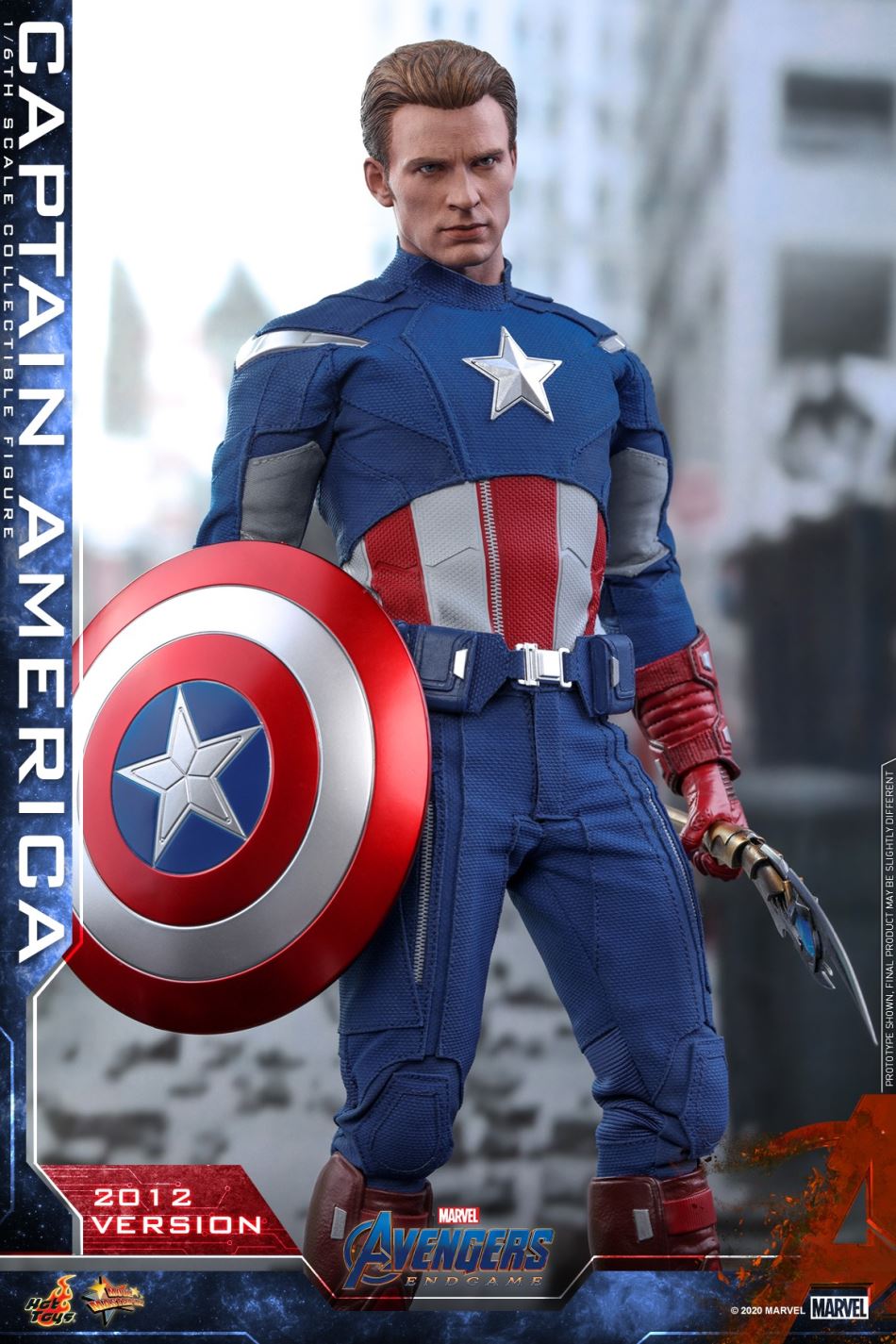 Avengers: EndGame Captain America (2012 Version) 1/6TH Scale Collectible Figure
