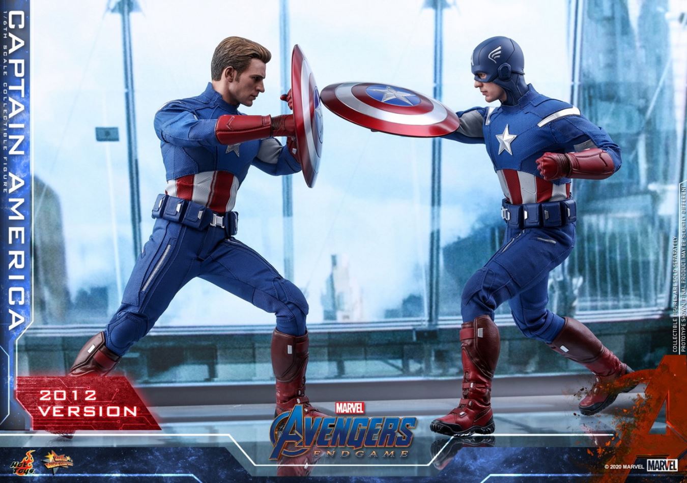 Avengers: EndGame Captain America (2012 Version) 1/6TH Scale Collectible Figure