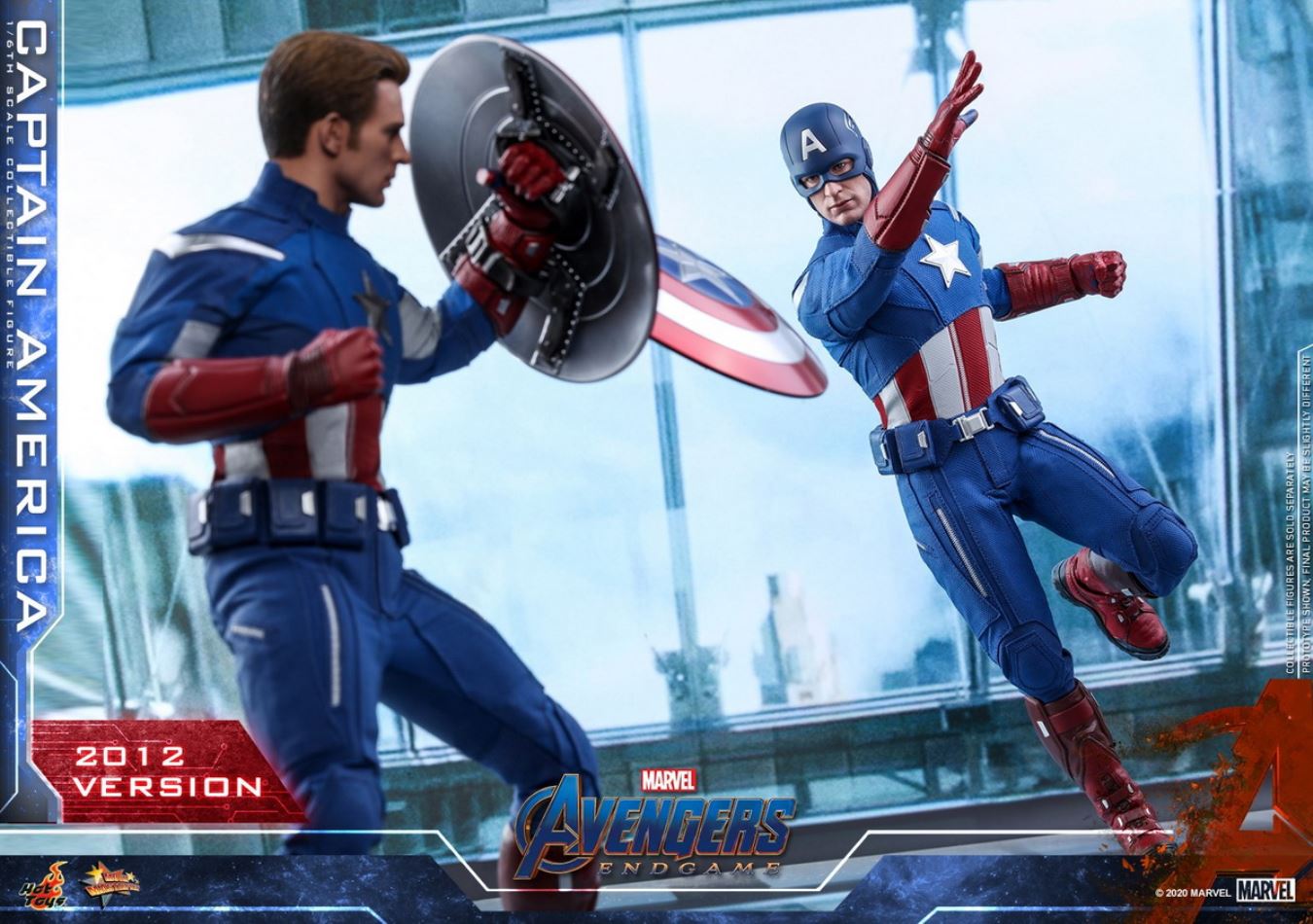 Avengers: EndGame Captain America (2012 Version) 1/6TH Scale Collectible Figure