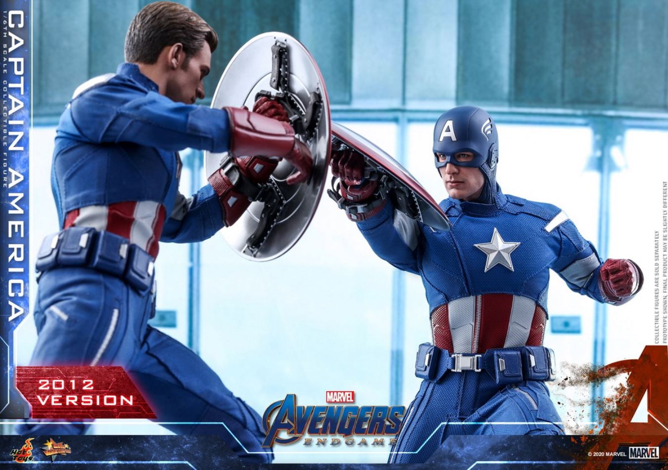 Avengers: EndGame Captain America (2012 Version) 1/6TH Scale Collectible Figure