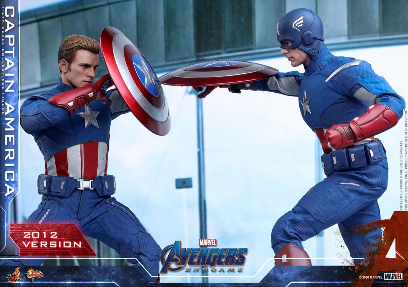 Avengers: EndGame Captain America (2012 Version) 1/6TH Scale Collectible Figure