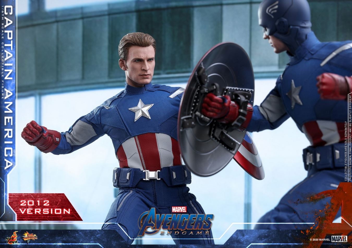 Avengers: EndGame Captain America (2012 Version) 1/6TH Scale Collectible Figure