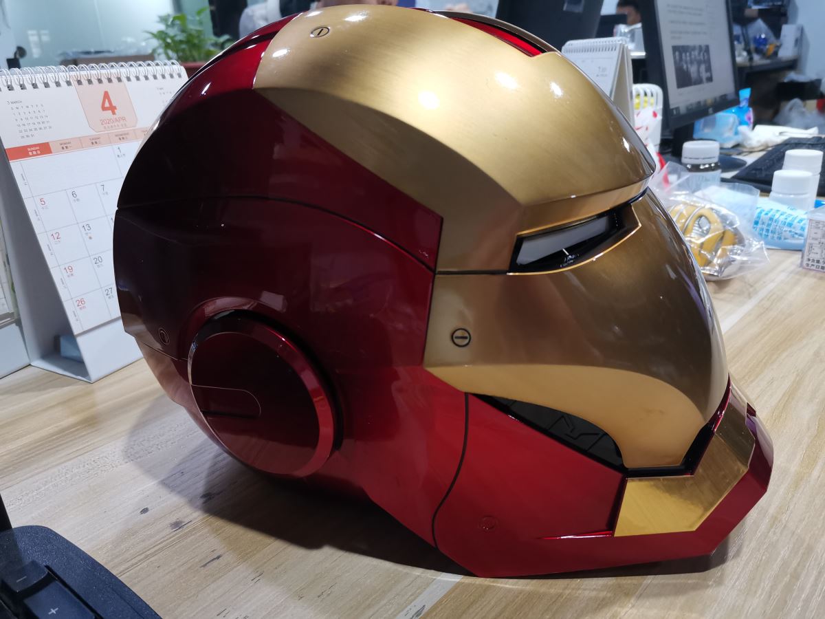 KB20060 1/1 MK7 Iron Man Wearable Helmet English Voice Control