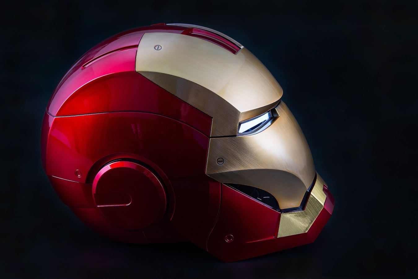 KB20060 1/1 MK7 Iron Man Wearable Helmet English Voice Control