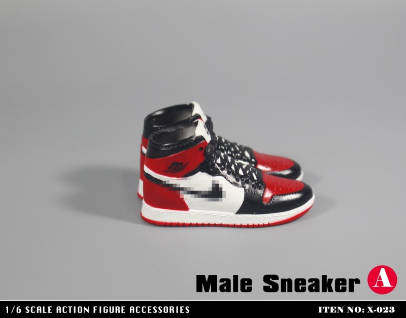 X-023 1/6 scale men's sports shoes Male Sneaker