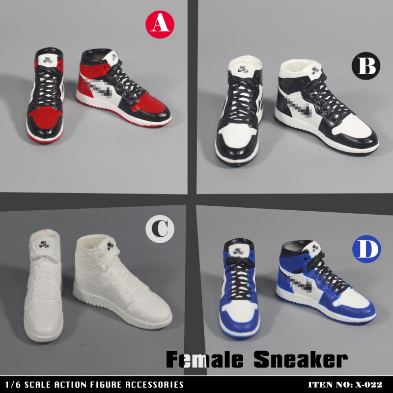 X-022 1/6 scale women's sports shoes Female Sneaker