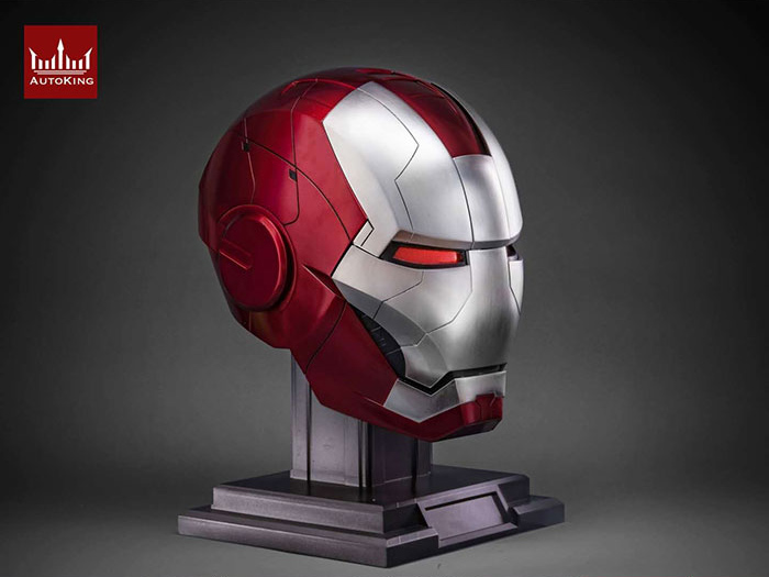 1/1 Iron Man Mark V - Wearable Helmet Voice Control Automatic Recognition