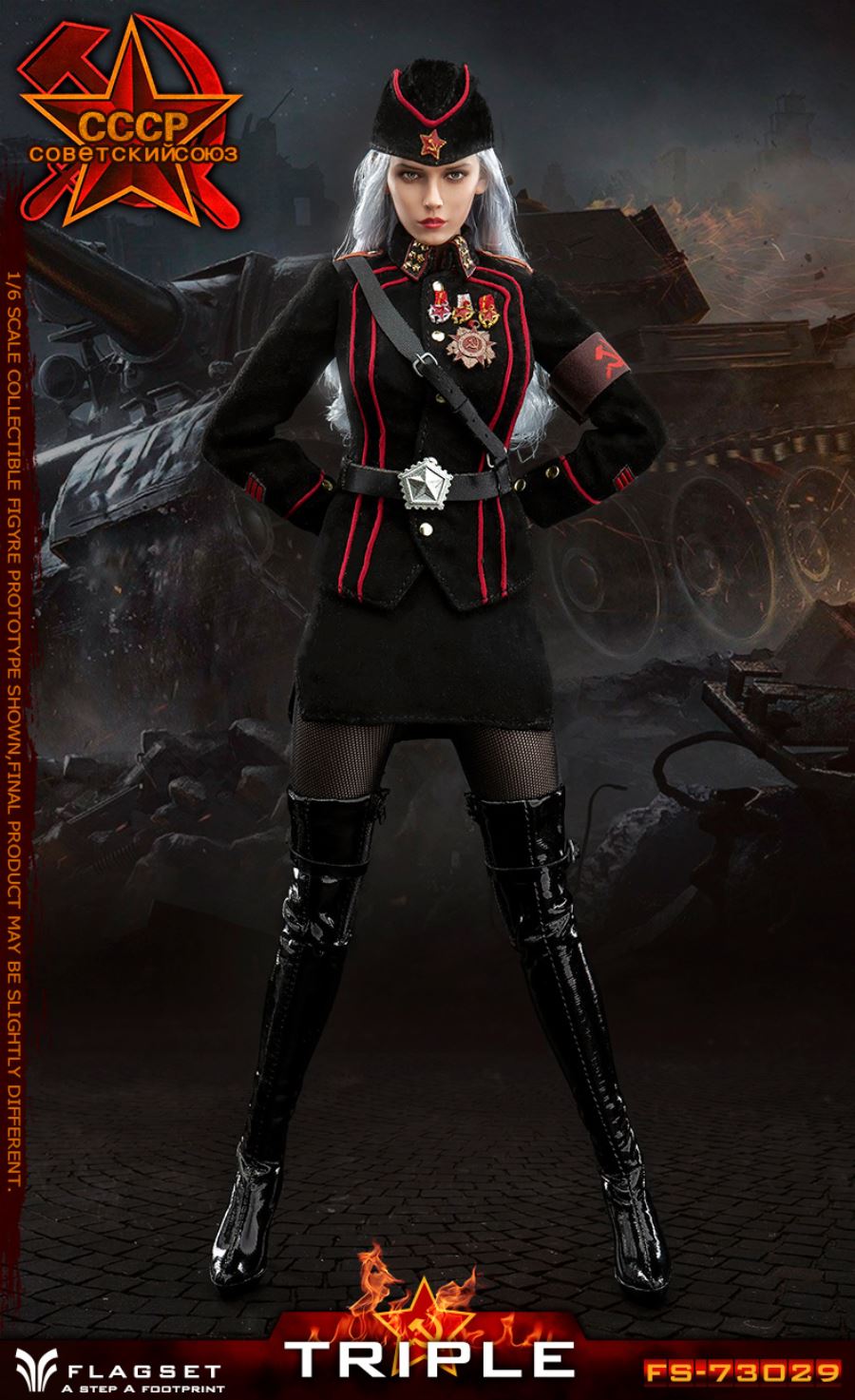 1/6 Red Alert Soviet Female Officer Katyusha