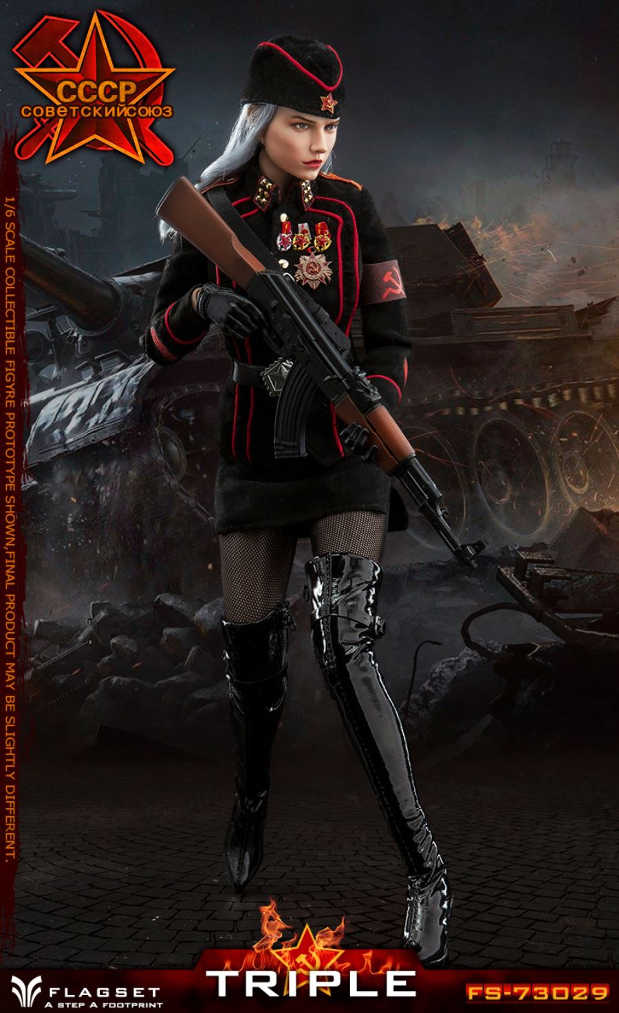 1/6 Red Alert Soviet Female Officer Katyusha