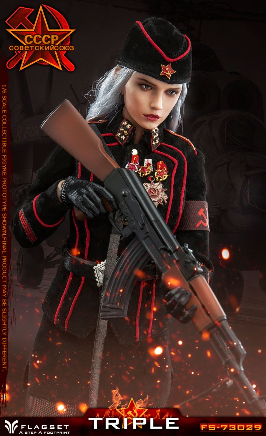 1/6 Red Alert Soviet Female Officer Katyusha