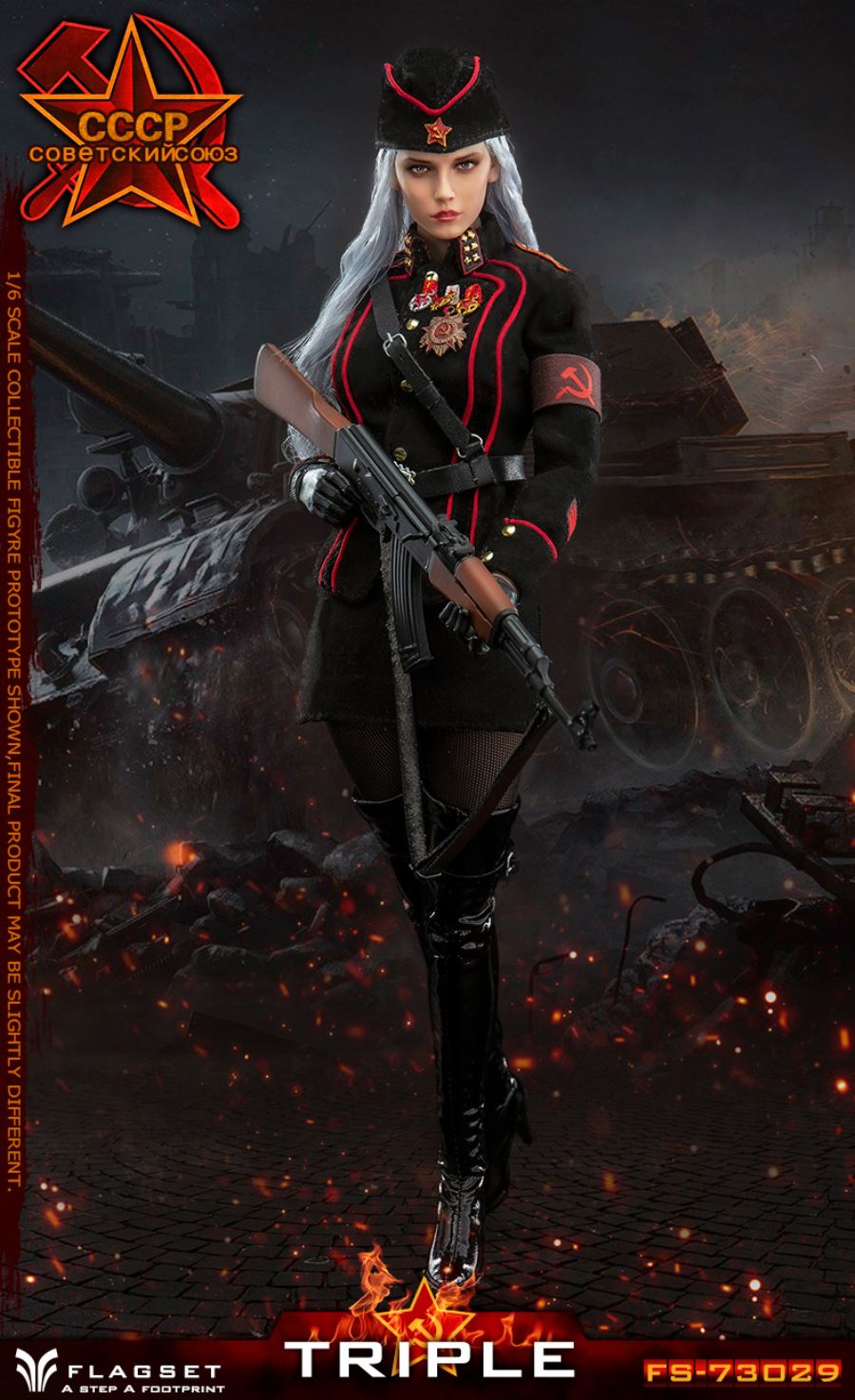 1/6 Red Alert Soviet Female Officer Katyusha