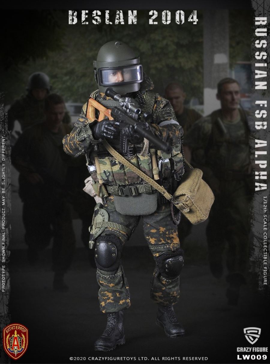 1/12  Russian alpha special forces sniper (LW009)