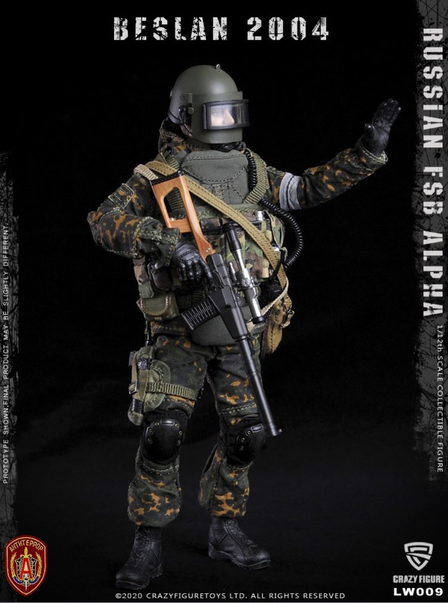 1/12  Russian alpha special forces sniper (LW009)