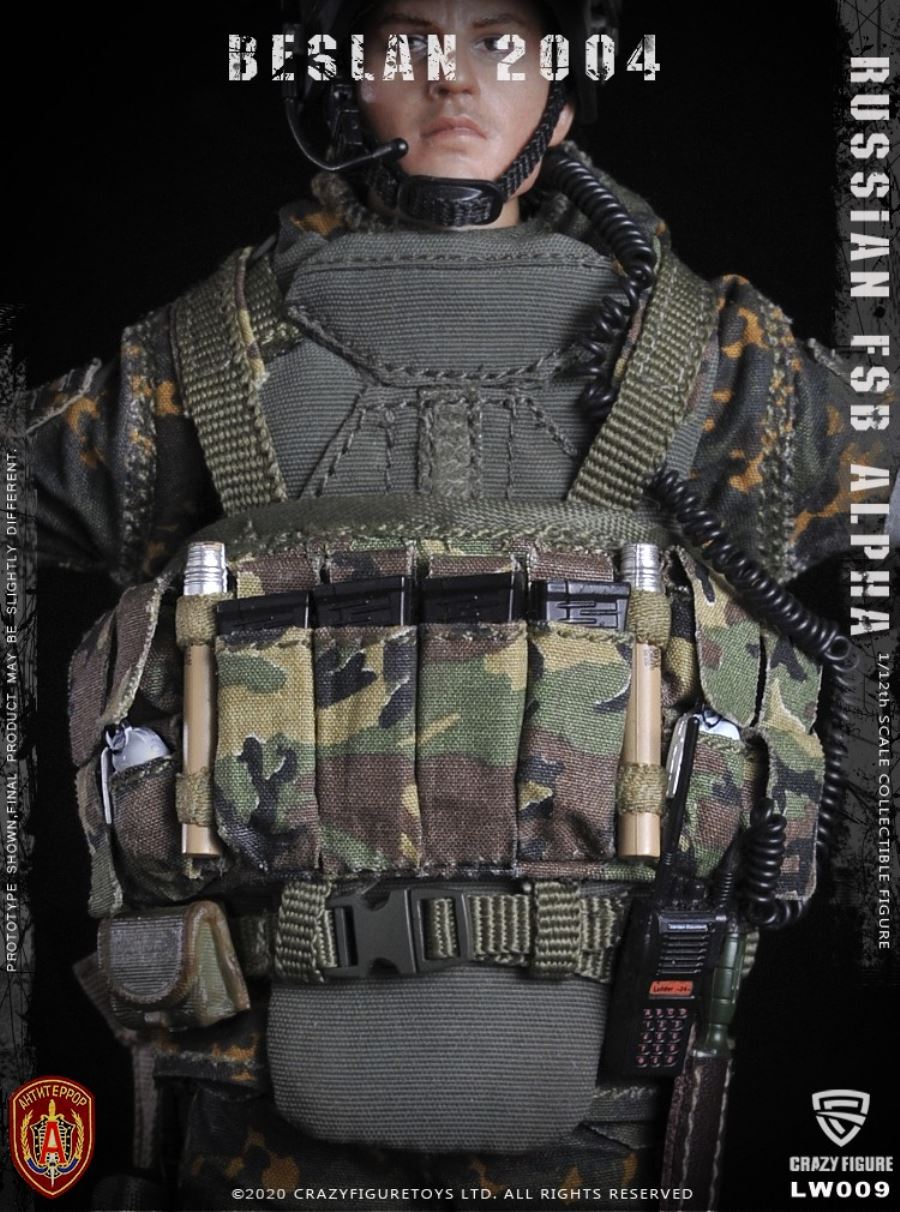 1/12  Russian alpha special forces sniper (LW009)