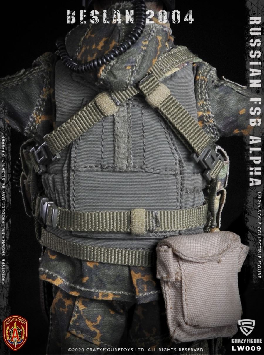 1/12  Russian alpha special forces sniper (LW009)