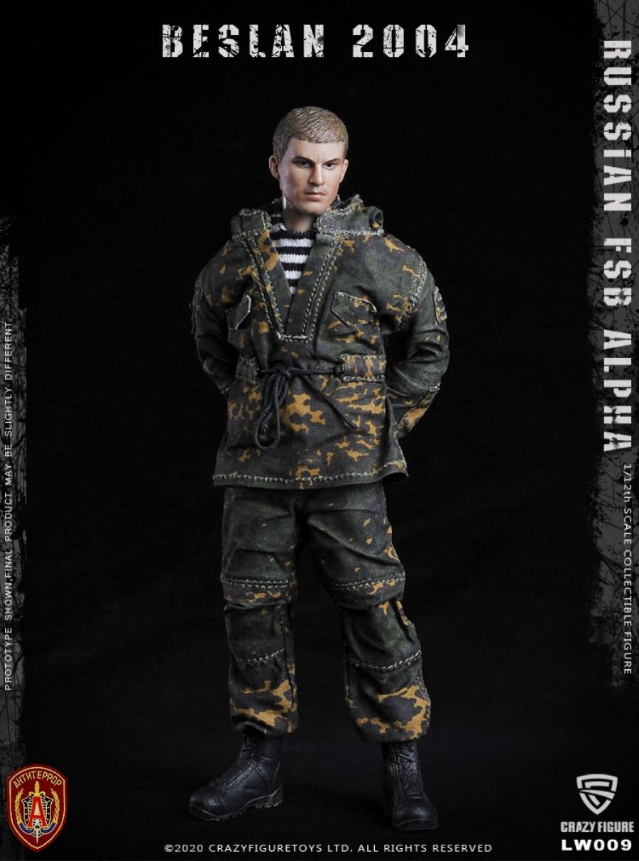 1/12  Russian alpha special forces sniper (LW009)