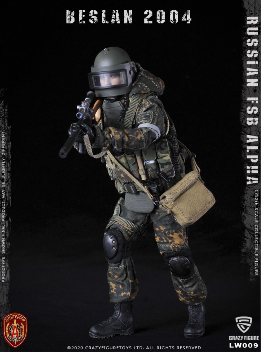 1/12  Russian alpha special forces sniper (LW009)