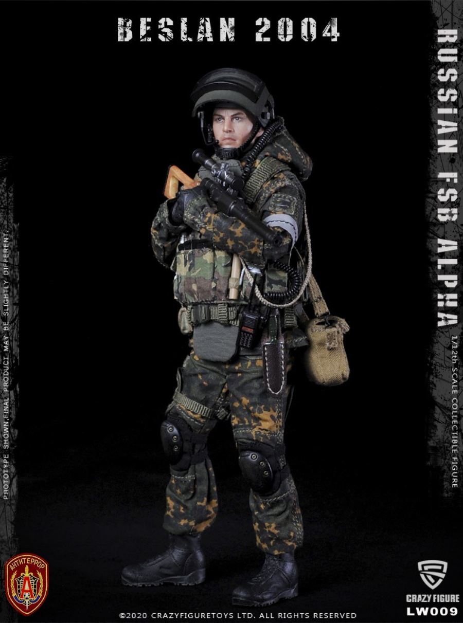 1/12  Russian alpha special forces sniper (LW009)