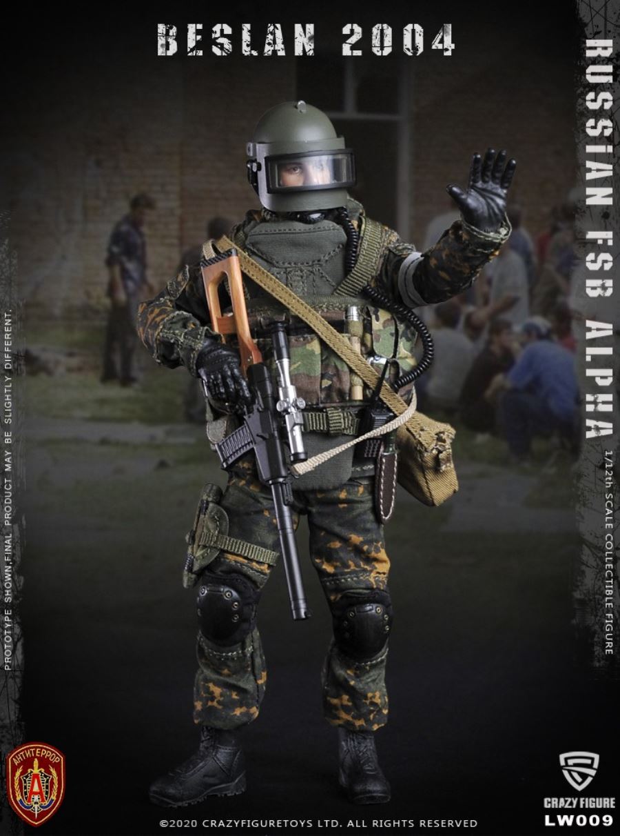 1/12  Russian alpha special forces sniper (LW009)