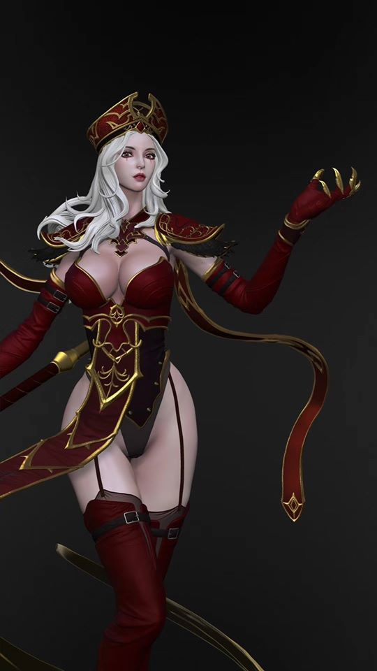 Warcraft-themed statue 15 High Inquisitor Whitemane