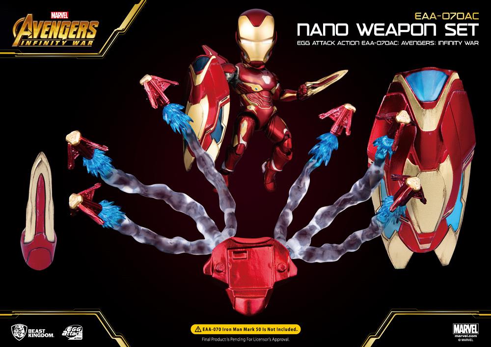 Egg Attack EAA-070AC Iron Man Nano Weapon Set