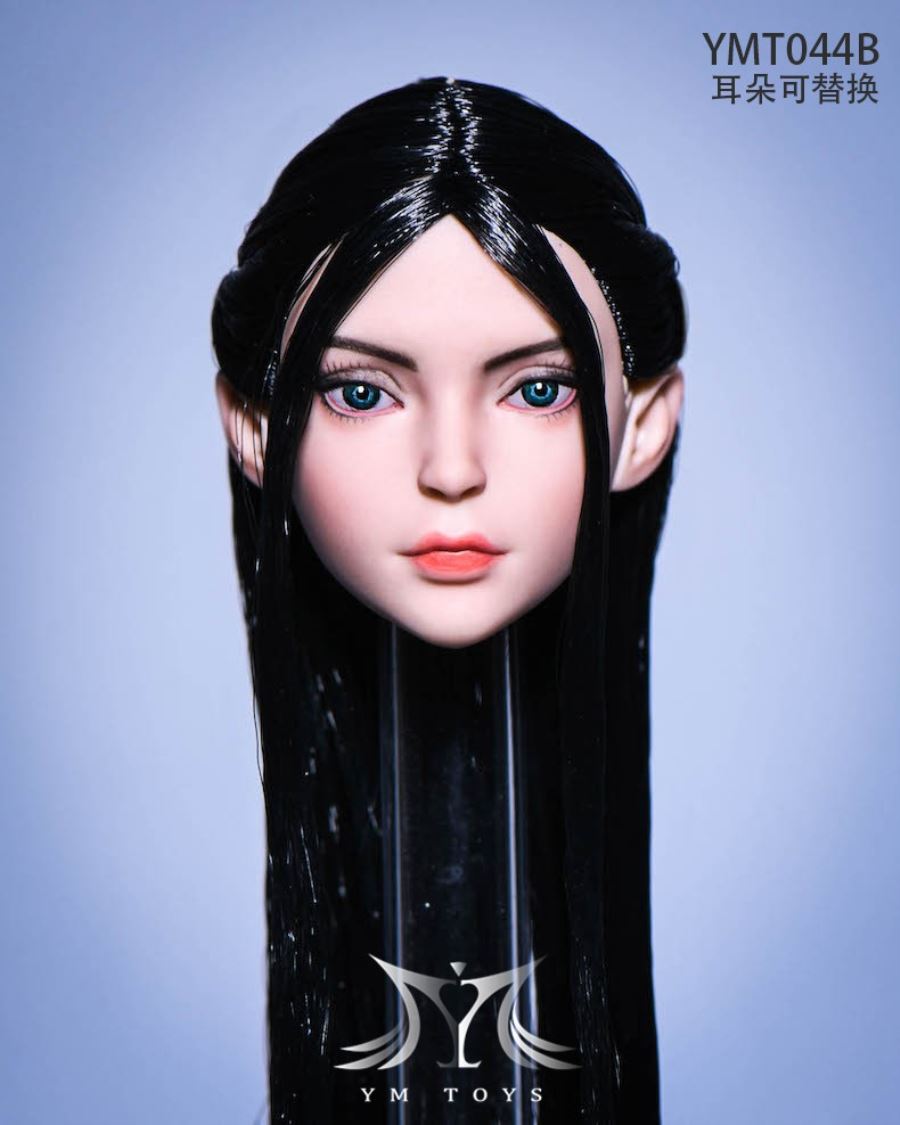 1/6 Female Head Carving