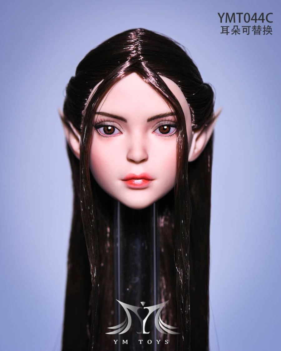 1/6 Female Head Carving