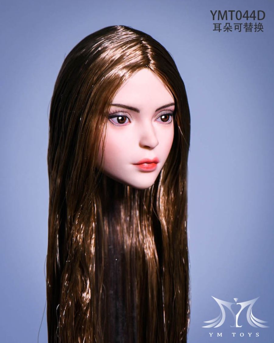 1/6 Female Head Carving