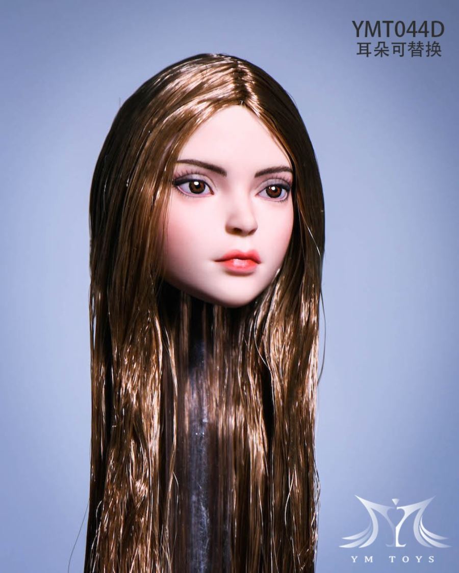 1/6 Female Head Carving