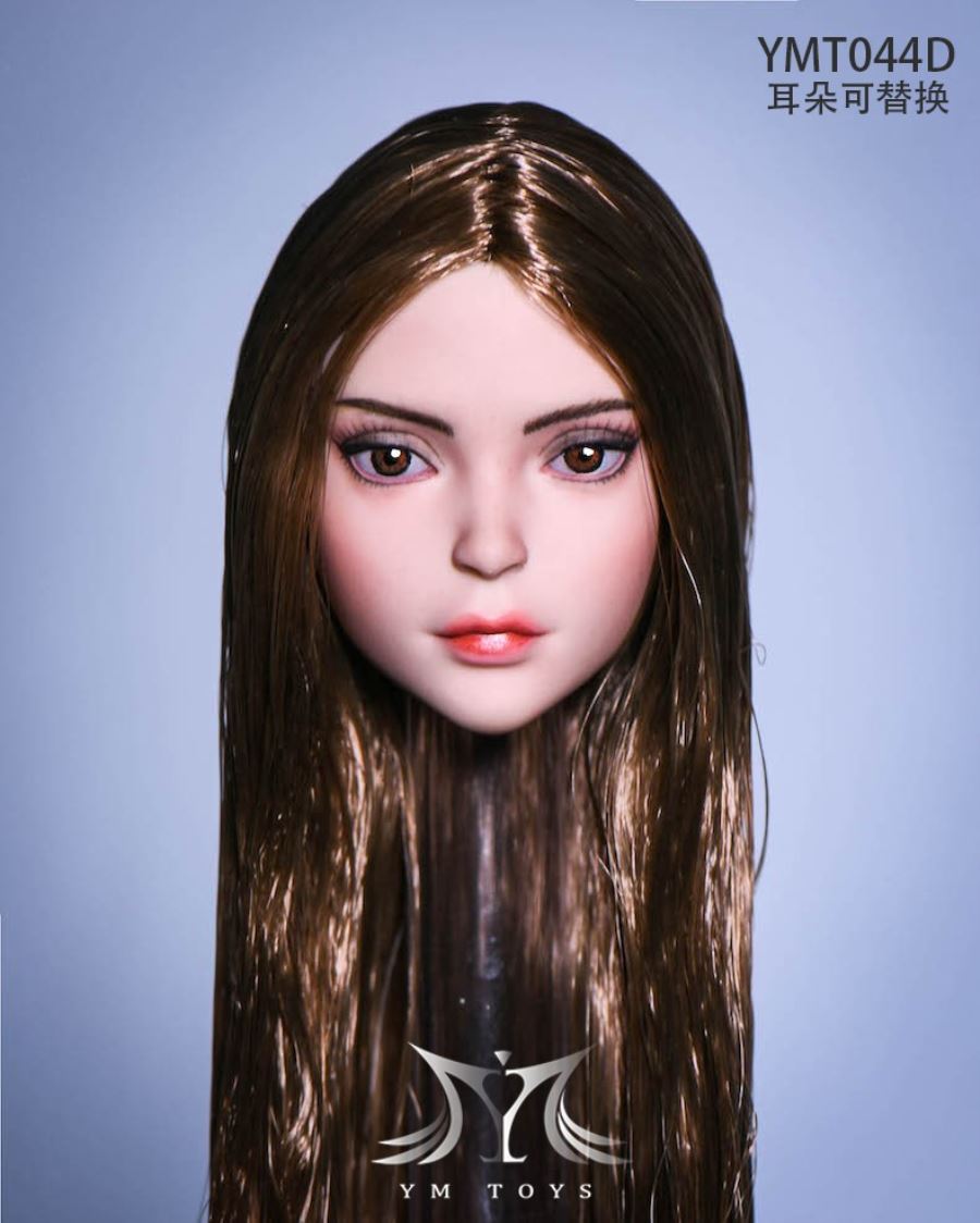 1/6 Female Head Carving