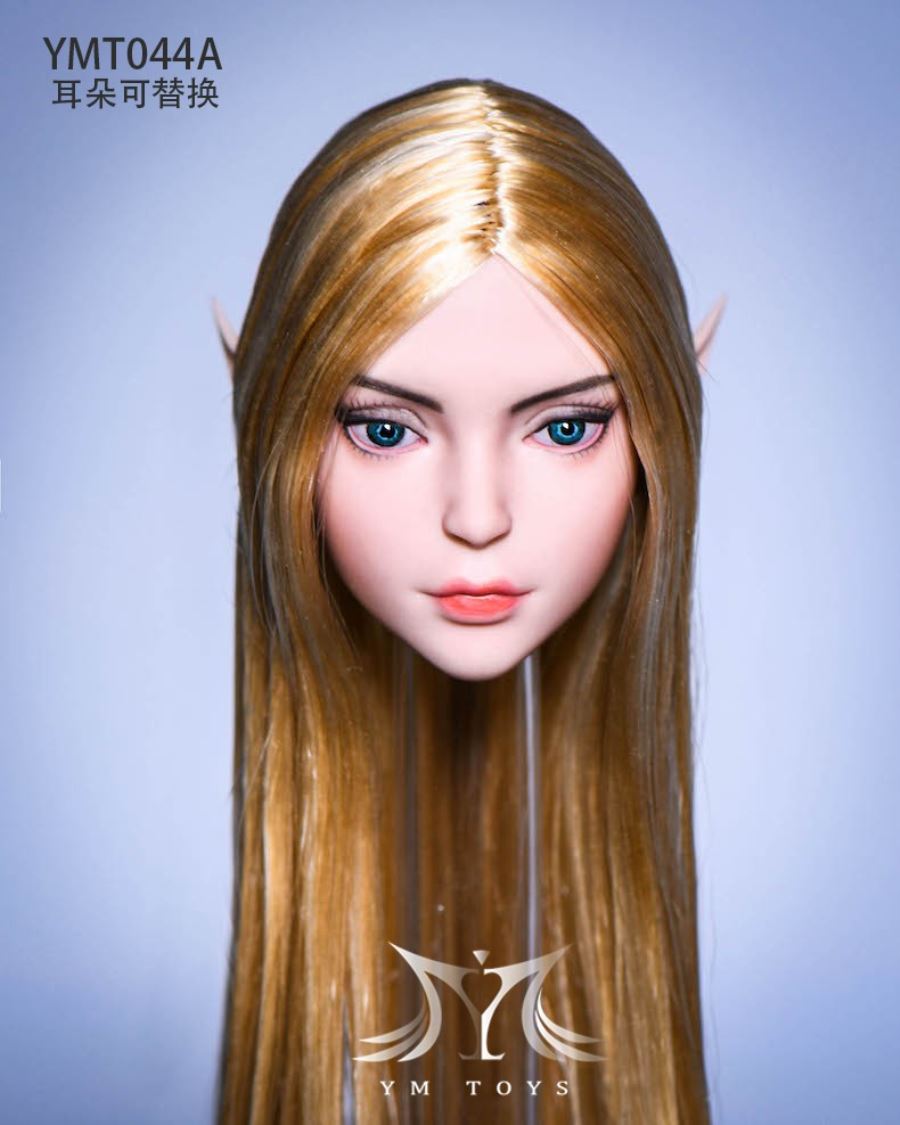 1/6 Female Head Carving