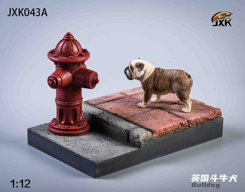 1/12 Husky, Castro, San Bernardo, British Fighting-Animal Model