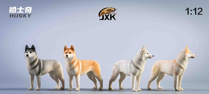 1/12 Husky, Castro, San Bernardo, British Fighting-Animal Model