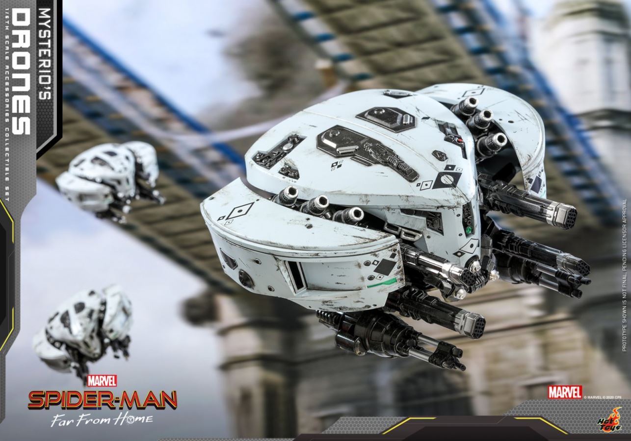 SPIDER-MAN: FAR FROM HOME MYSTERIO'S DRONES 1/6TH SCALE ACCESSORIES COLLECTIBLE SET