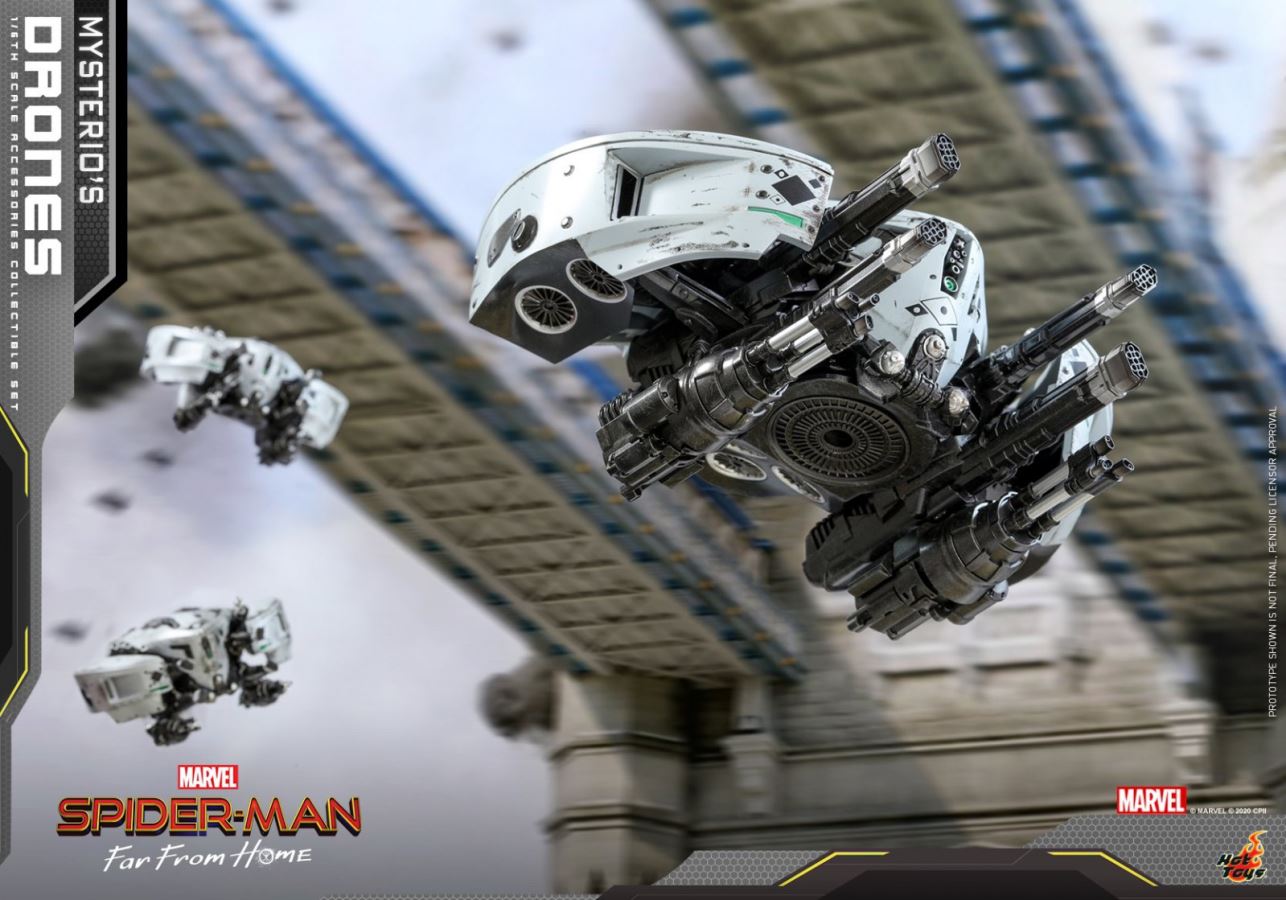 SPIDER-MAN: FAR FROM HOME MYSTERIO'S DRONES 1/6TH SCALE ACCESSORIES COLLECTIBLE SET