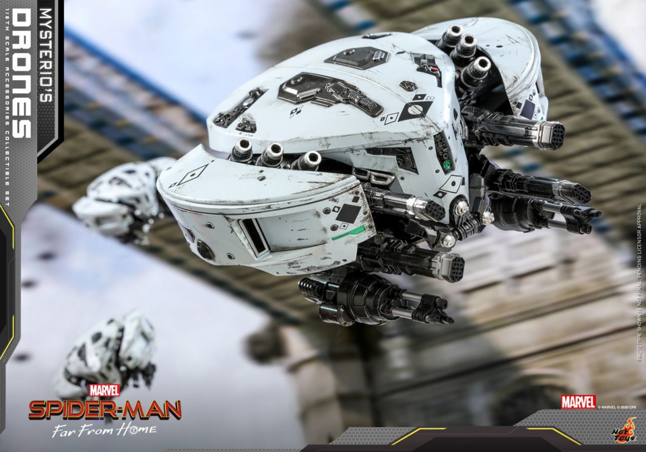 SPIDER-MAN: FAR FROM HOME MYSTERIO'S DRONES 1/6TH SCALE ACCESSORIES COLLECTIBLE SET