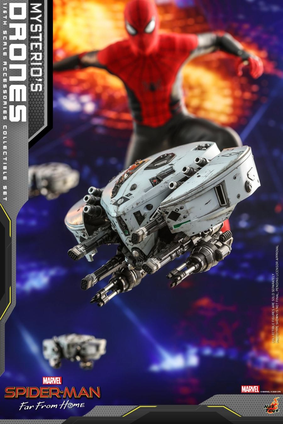 SPIDER-MAN: FAR FROM HOME MYSTERIO'S DRONES 1/6TH SCALE ACCESSORIES COLLECTIBLE SET