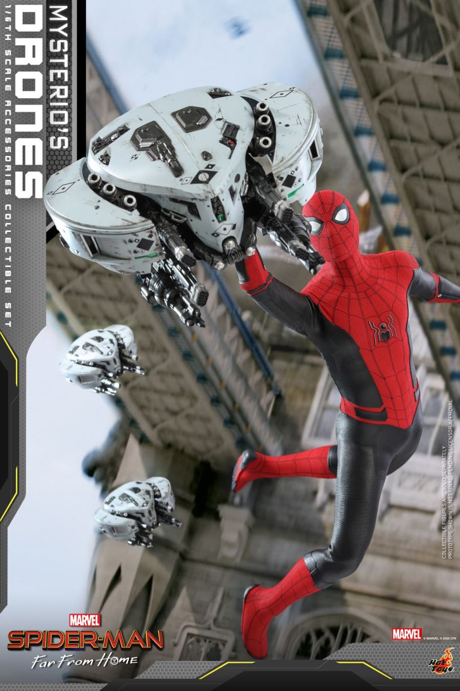 SPIDER-MAN: FAR FROM HOME MYSTERIO'S DRONES 1/6TH SCALE ACCESSORIES COLLECTIBLE SET
