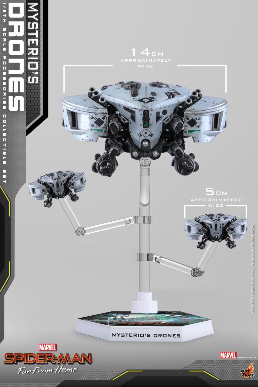 SPIDER-MAN: FAR FROM HOME MYSTERIO'S DRONES 1/6TH SCALE ACCESSORIES COLLECTIBLE SET