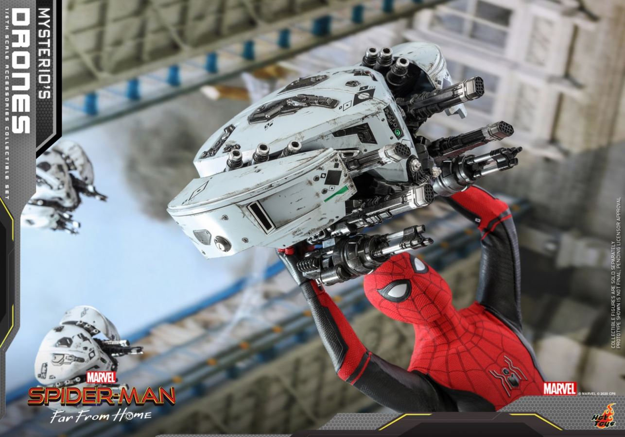 SPIDER-MAN: FAR FROM HOME MYSTERIO'S DRONES 1/6TH SCALE ACCESSORIES COLLECTIBLE SET