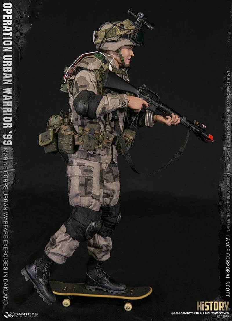 1/6 Operation Urban Warrior - 99 - Marine Corps urban warfare exercises in Oakland Lance corporal Scott