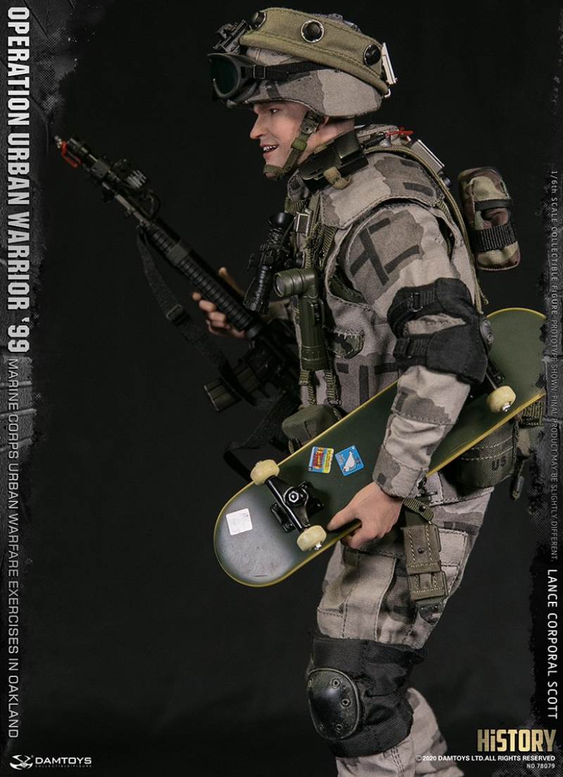 1/6 Operation Urban Warrior - 99 - Marine Corps urban warfare exercises in Oakland Lance corporal Scott